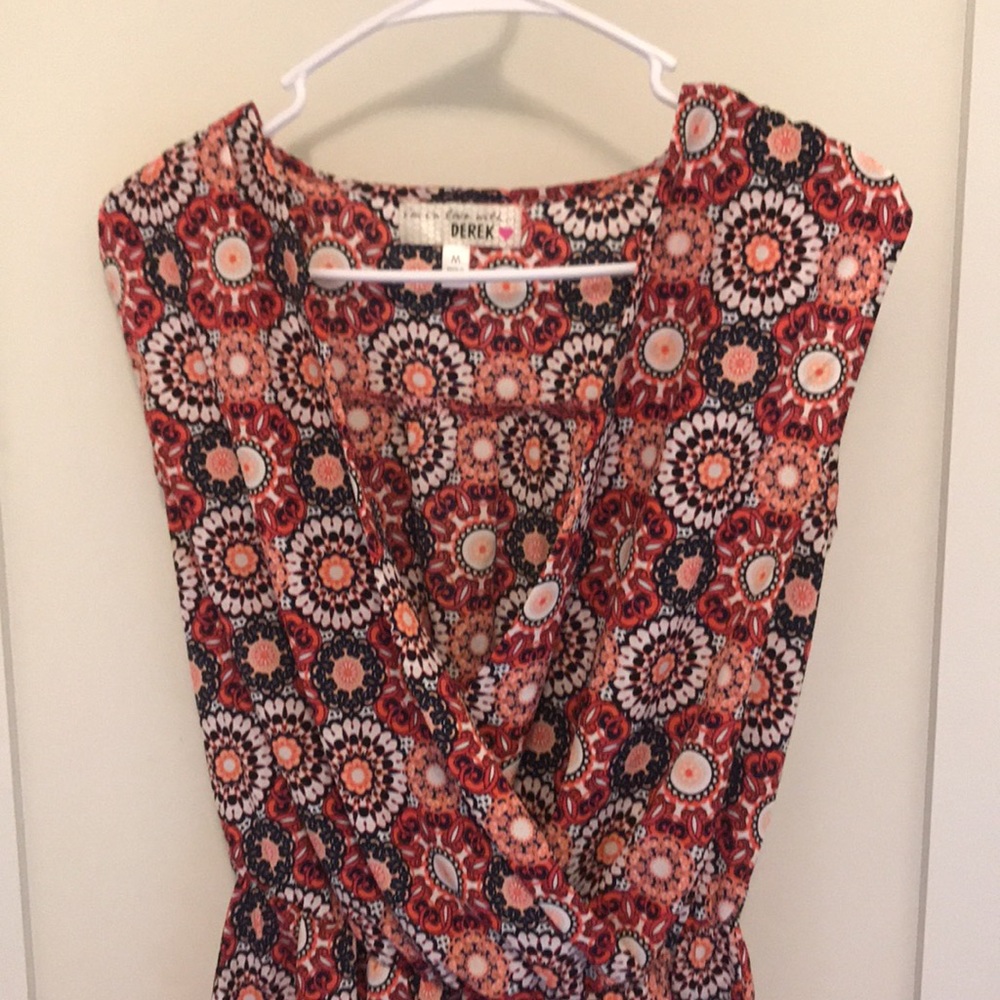 Ladies Romper shorts Perfect for a Country Music Concert or The Fourth of July - Picture 3 of 5